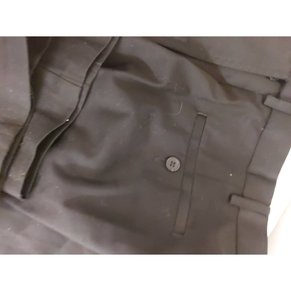 Haggar Black Dress Mens Size 32W X 30L Classic Fit Inseam 29  $70 value NWT - Picture 8 of 9